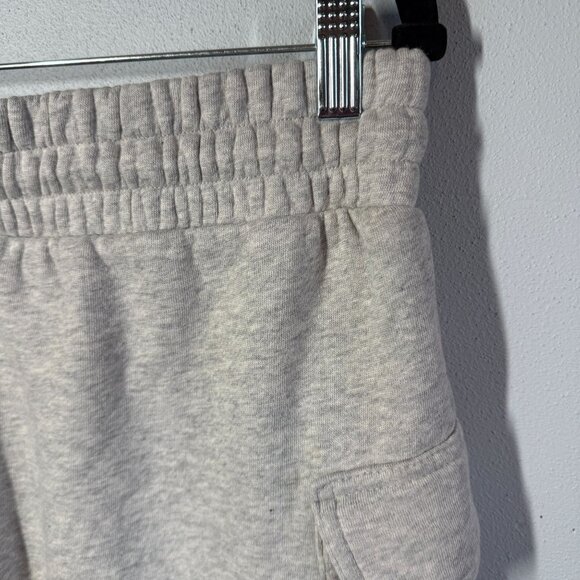 Univeral Thread Fleece Cargo Mini Skirt Medium Gray Athleisure Sporty Casual - Picture 5 of 8